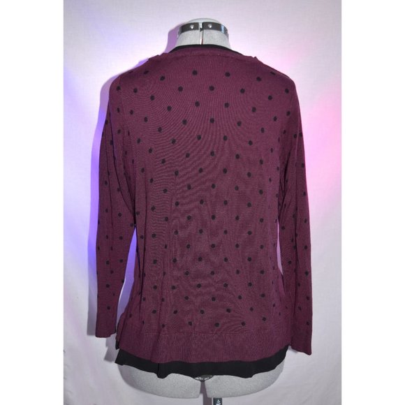 Lane Bryant Polka Dot Sweater size 14/16 - Picture 4 of 7